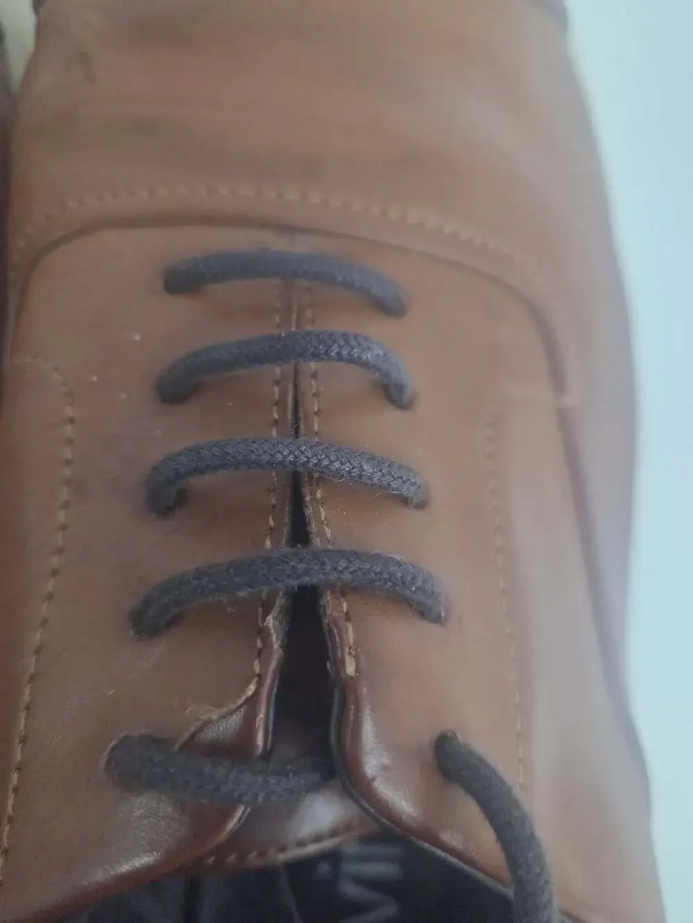 Calvin Klein Elijah Cap Toe Sneaker Brown Leather